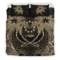 Pohnpei Duvet Cover Set - Pohnpei Flag Coconut (Duvet Cover) Black - Polynesian Pride