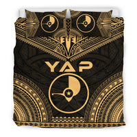 Yap Polynesian Chief Duvet Cover Set - Gold Version - Polynesian Pride