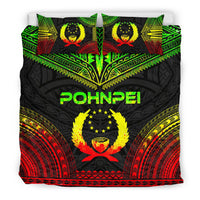 Pohnpei Polynesian Chief Duvet Cover Set - Reggae Version - Polynesian Pride