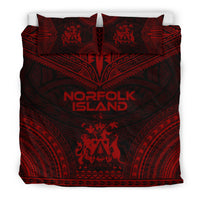Norfolk Island Polynesian Chief Duvet Cover Set - Red Version - Polynesian Pride