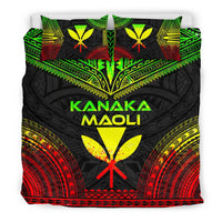 Kanaka Maoli Polynesian Chief Duvet Cover Set - Reggae Version - Polynesian Pride