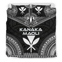 Kanaka Maoli Polynesian Chief Duvet Cover Set - Black Version - Polynesian Pride