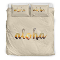 Hawaiian Aloha Dawn Polynesian Bedding Set - Polynesian Pride