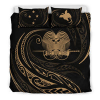 Papua New Guinea Bedding Set - Gold - Frida Style - Polynesian Pride