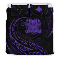 Papua New Guinea Bedding Set - Purple - Frida Style Purple - Polynesian Pride