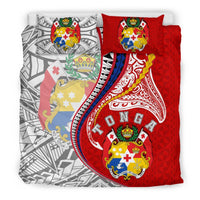 Polynesian Bedding Set - Tonga Duvet Cover Set Kanaloa Tatau Gen TO Black - Polynesian Pride