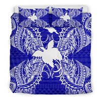 Polynesian Bedding Set - Papua New Guinea Duvet Cover Set Map Blue - Polynesian Pride