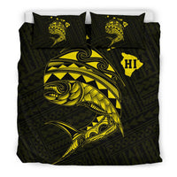 Hawaii Polynesian Mahi - Mahi Common Dolphinfish Bedding Set - Yellow - Polynesian Pride