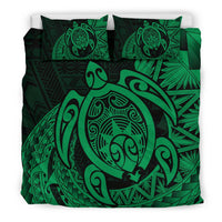 Hawaii Bedding Set - Hawaii Polynesian Turtle Bedding Set - Daria Style Green - Polynesian Pride