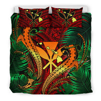 Hawaii Shark Polynesian Tropical Bedding Set - Red - Polynesian Pride