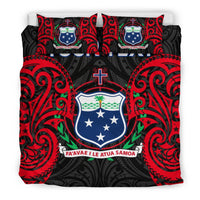 Samoa Polynesian Custom Personalised Bedding Set - Samoan Spirit - Polynesian Pride