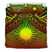 Polynesian Marshall Islands Bedding Set - Reggae Vintage Polynesian Patterns - Polynesian Pride