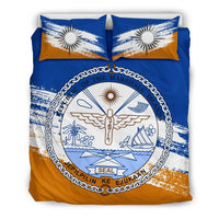 Marshall Islands Duvet Cover Set - Marshall Islands Seal Premium - Polynesian Pride
