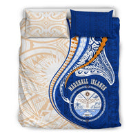Marshall Islands Bedding Set - Marshall Islands Seal Flag Kanaloa Tatau Gen MH - Polynesian Pride