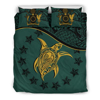 Cook Islands Bedding Set Dark Green - Polynesian Pride