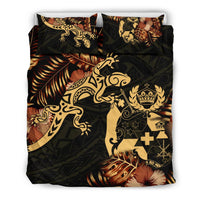 Polynesian Duvet Cover Set - Tonga Duvet Cover Set Lizrad Lucky - Polynesian Pride