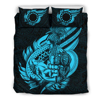 Polynesian Bedding Set - Cook islands Duvet Cover Set Father And Son Emerald - Polynesian Pride
