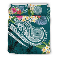 American Samoa Polynesian Bedding Set - Summer Plumeria - Polynesian Pride