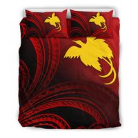 Papua New Guinea Bedding Set - Raggiana Bird of Paradise Polynesian Patterns - Polynesian Pride