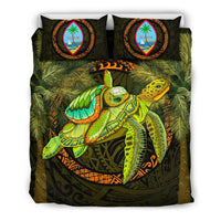 Guam Bedding Set - Polynesian Turtle Palm Tree - Polynesian Pride