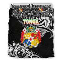 Mate Ma'a Tonga Rugby Bedding Set Polynesian Unique Vibes - Black - Polynesian Pride