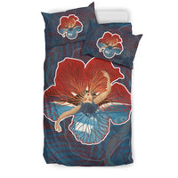 Hawaiian Girl Hibiscus Dance Polynesian Bedding Set - Polynesian Pride