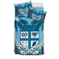 Fiji Duvet Cover Set - Fiji Flag Tapa Coconut A02 - Polynesian Pride