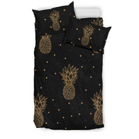 Hawaiian Pineapple Polka Dots Bedding Set - Polynesian Pride