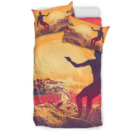 Hawaiian Surf In The Sunset Polynesian Bedding Set - Polynesian Pride