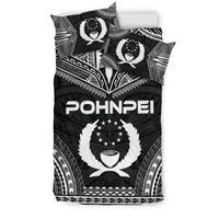 Pohnpei Polynesian Chief Duvet Cover Set - Black Version - Polynesian Pride