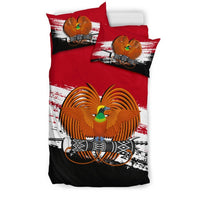 Papua New Guinea Duvet Cover Set - Papua New Guinea Coat Of Arms Premium - Polynesian Pride