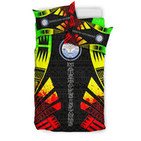Marshall Islands Duvet Cover Set - Polynesian Tattoo Reggae - Polynesian Pride