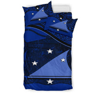 Tokelau Duvet Cover Set - Tokelau Coat Of Arms Blue - Polynesian Pride