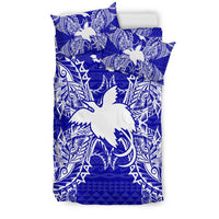 Polynesian Bedding Set - Papua New Guinea Duvet Cover Set Map Blue - Polynesian Pride