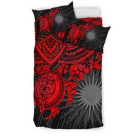 Marshall Islands Polynesian Bedding Set - Red Turtle - Polynesian Pride