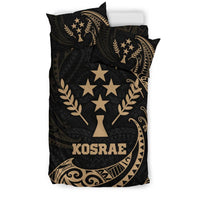 Kosrae Micronesia Bedding Set - Gold Tribal Wave - Polynesian Pride