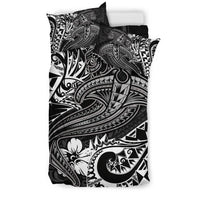 Polynesian Bedding Set - White Shark Polynesian Tattoo - Polynesian Pride