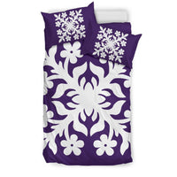 Hawaiian Bedding Set Royal Pattern - Purple - C2 Style - Polynesian Pride