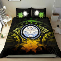 Marshall Island Duvet Cover Set - Marshall Island Seal & Reggae Hibiscus - Polynesian Pride