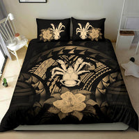 Niue Duvet Cover Set - Coconut Crab & Brown Hibiscus - Polynesian Pride