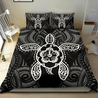 Hawaiian Turtle Hibiscus Polynesian Bedding Set White - Polynesian Pride