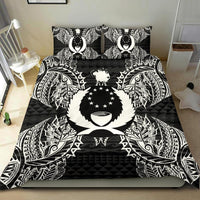 Polynesian Bedding Set - Pohnpei Duvet Cover Set Map Black - Polynesian Pride