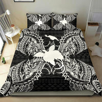 Polynesian Bedding Set - Papua New Guinea Duvet Cover Set Map Black - Polynesian Pride