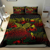 Polynesian Bedding Set - Federated States Of Micronesia Duvet Cover Set Reggae Color - Polynesian Pride
