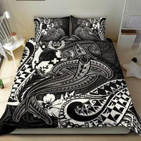 Tonga Bedding Set - White Shark Polynesian Tattoo White - Polynesian Pride