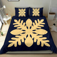 Hawaiian Royal Pattern Bedding Set - Indigo - D1 Style - Polynesian Pride