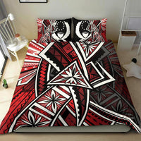 Pohnpei Bedding Set - Tribal Flower Special Pattern Red Color - Polynesian Pride