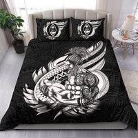 Polynesian Bedding Set - Guam Duvet Cover Set Father And Son Black - Polynesian Pride
