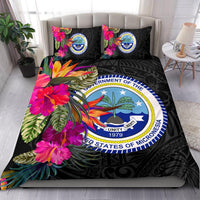 Federated States of Micronesia Bedding Set - Polynesian Hibiscus Pattern - Polynesian Pride