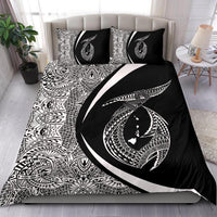 Hawaii Fish Hook Polynesian Bedding Set - Circle Style White - Polynesian Pride
